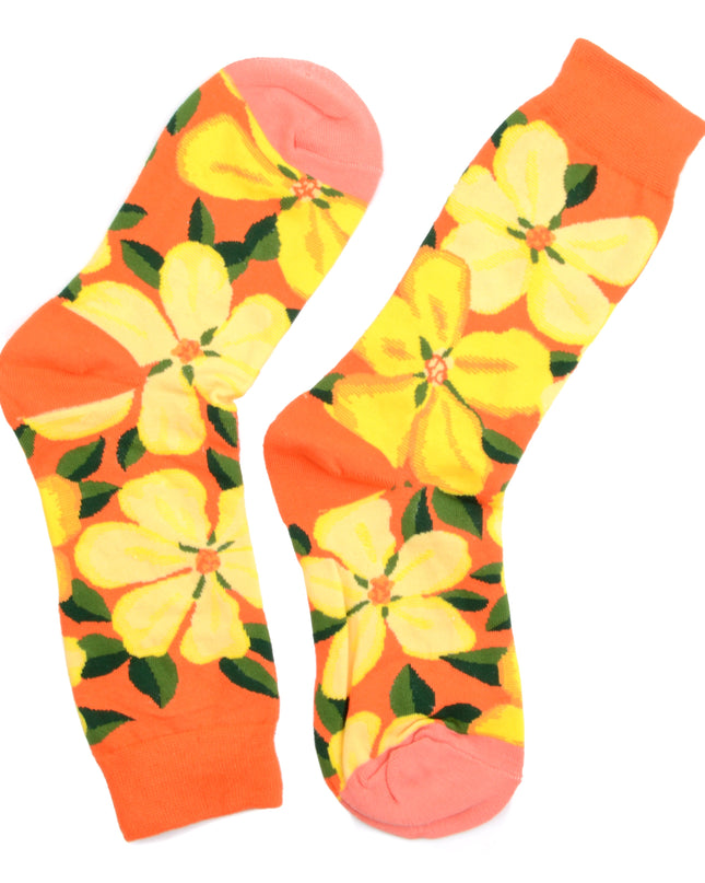 Socken mit Blumenmuster – fröhlich und farbenfroh